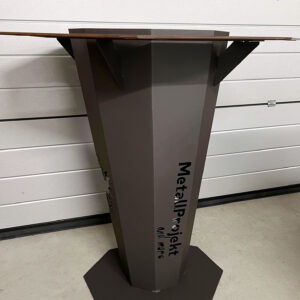 Feuerschale personalisiert mit Tischplatte